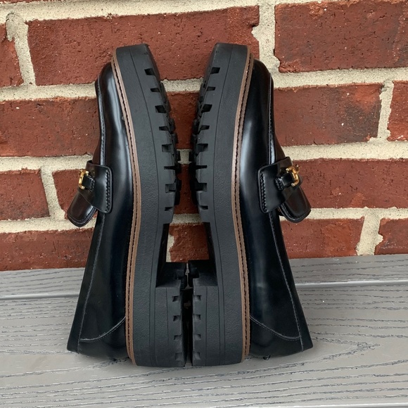 Sam Edelman Black Platform Loafers - Picture 8 of 12